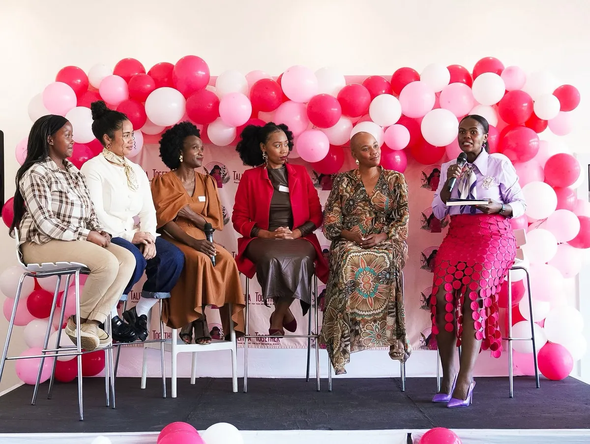 Speakers on stage at the Mother's Day Luncheon